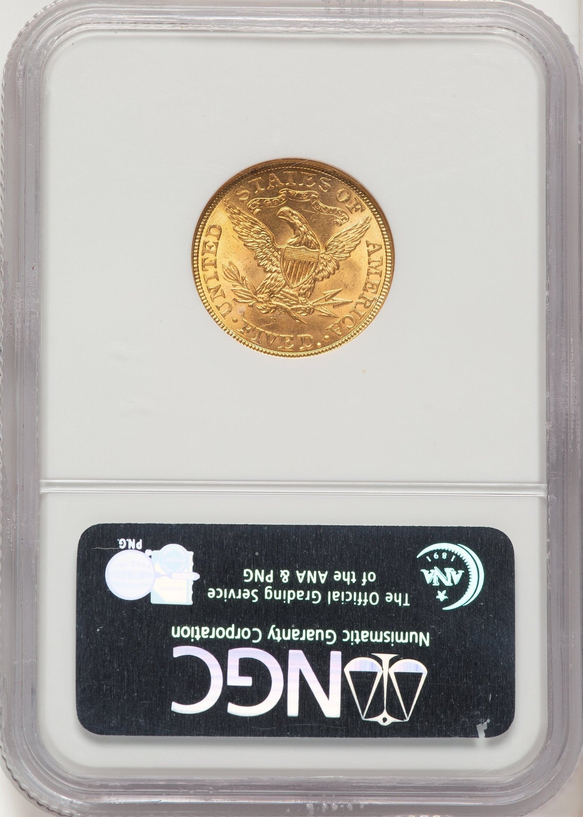 1900 $5 CAC Liberty Half Eagle NGC MS64