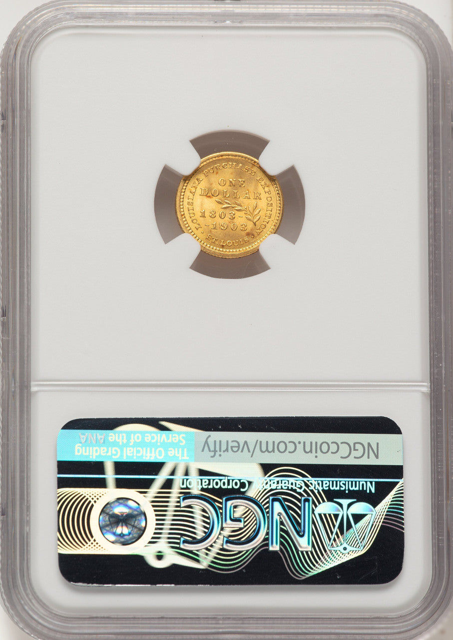 1903 G$1 JEFF Commemorative Gold NGC MS66 (67642031)