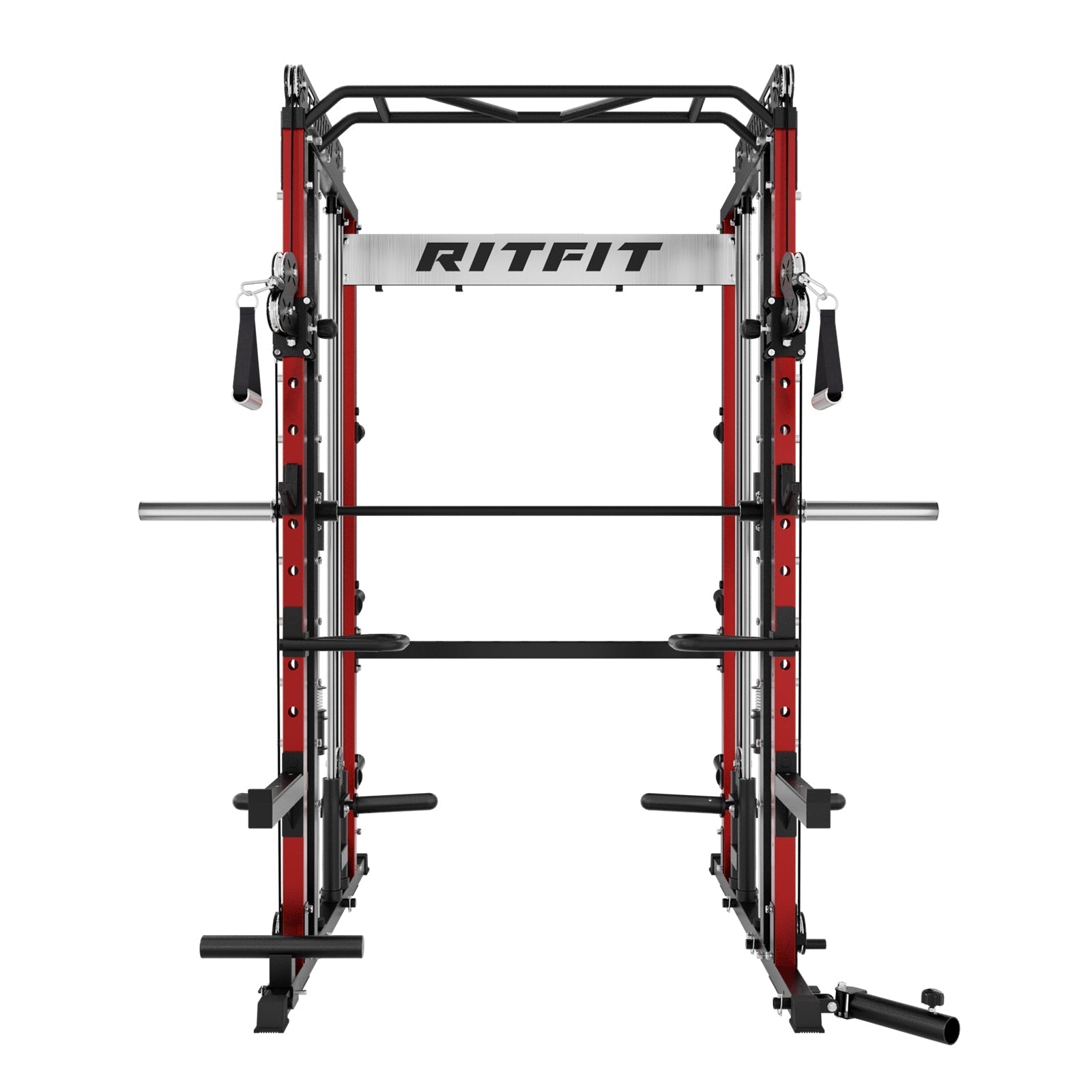 M1 PRO Multi-Functional Smith Machine with Cable Crossover System and Squat Rack for Home Gym