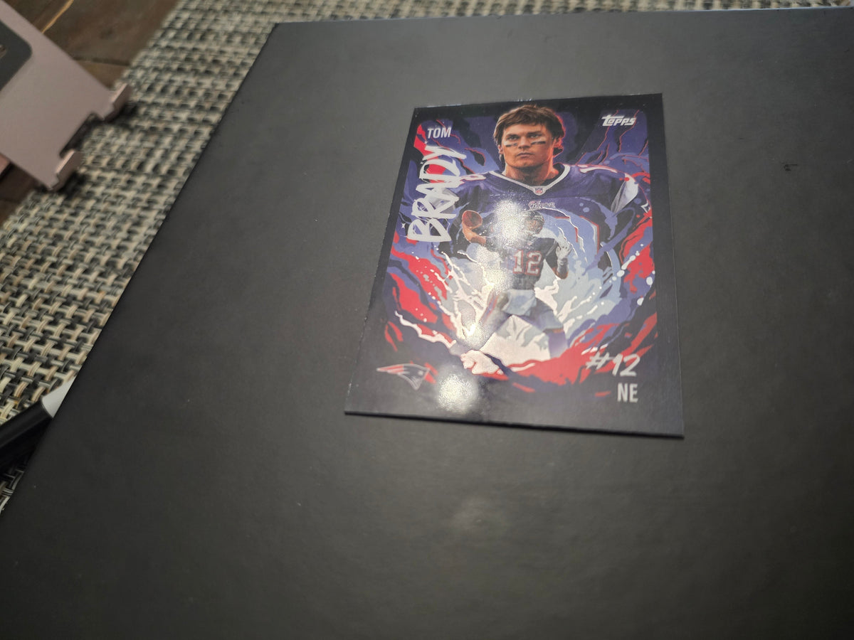2025 Topps Chrome Football Tom Brady UV-6 Ultra Violet SSP CASE HIT π₯ RARE