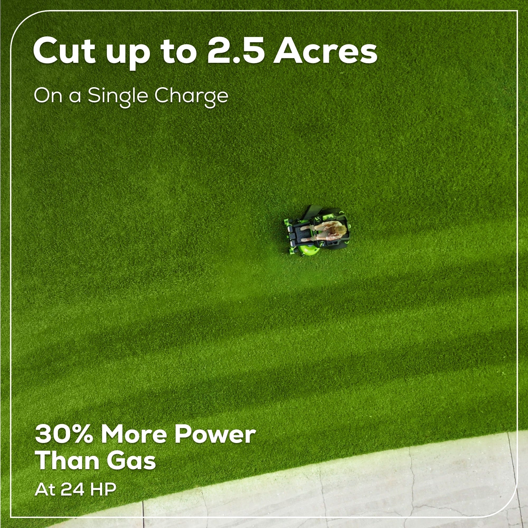 60V 42” Electric CrossoverZ Zero Turn Mower with (6) 8 Ah Batteries and (3) Dual Port Turbo Chargers, CRZ4261