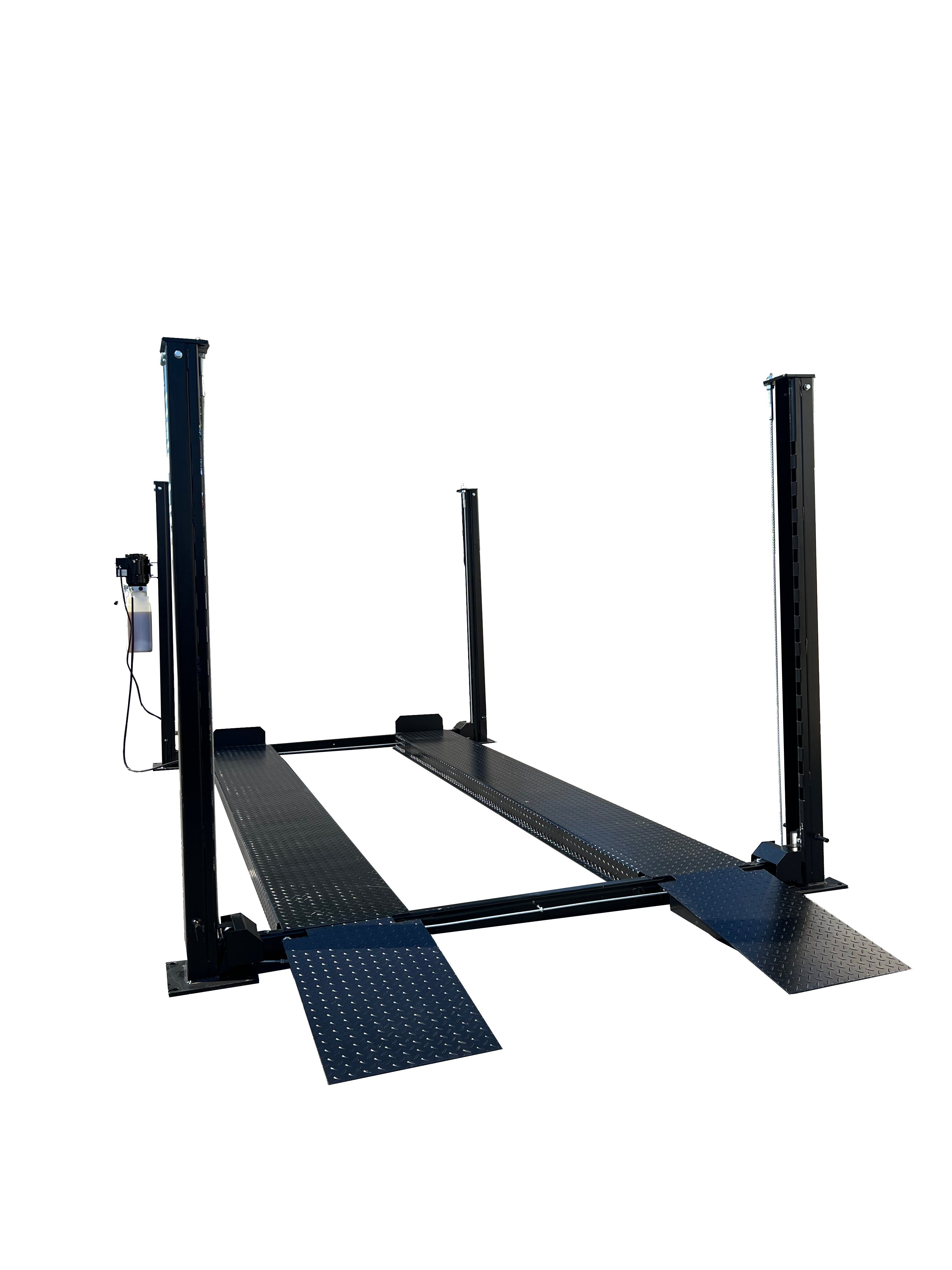 4 Post Car Lift NARROW WIDTH - 9,000 LBS Capacity