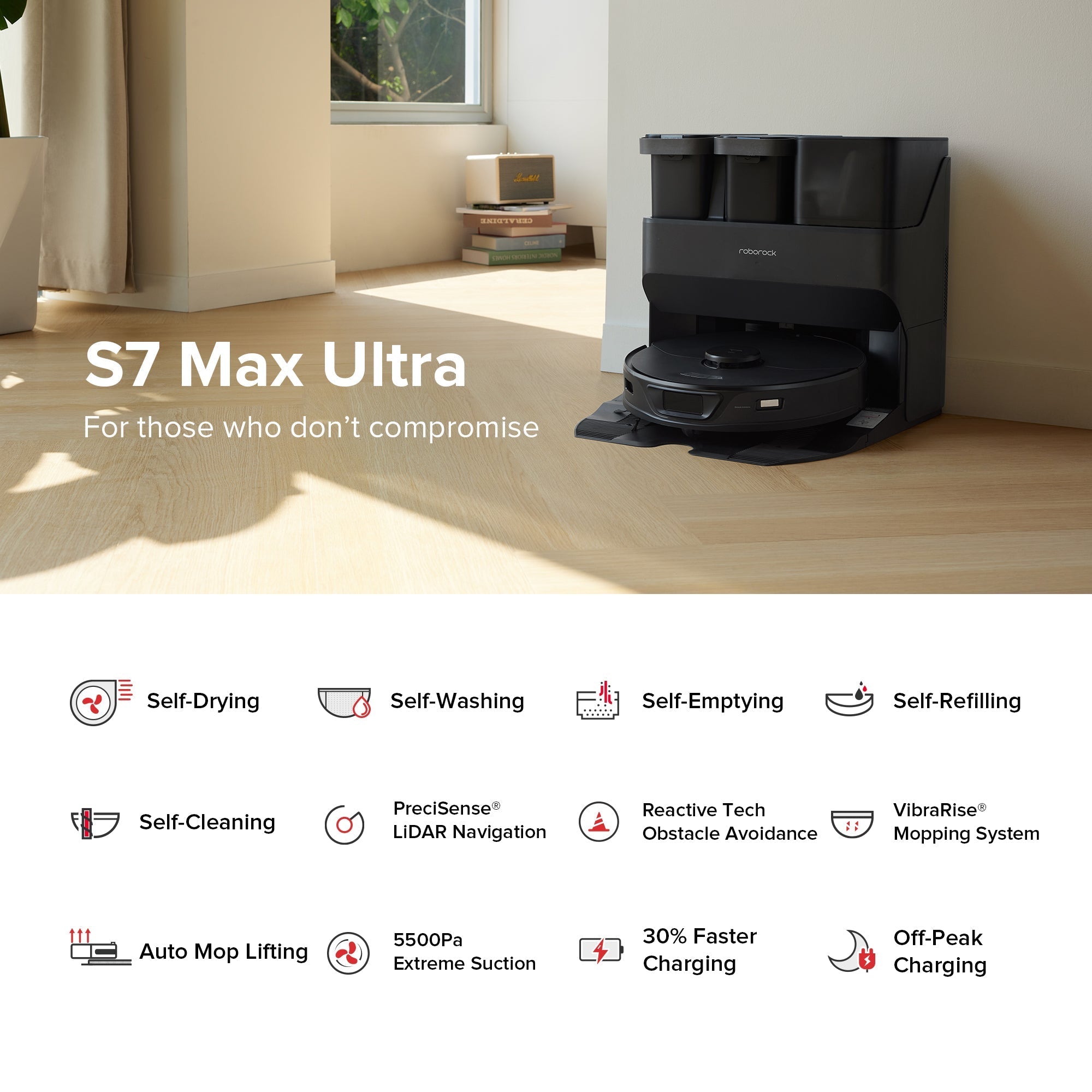 S7 Max Ultra Robot Vacuum with Ultra