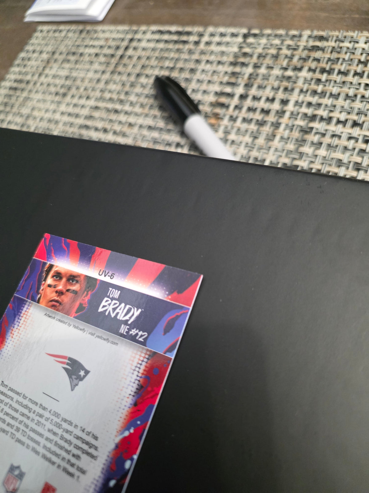 2025 Topps Chrome Football Tom Brady UV-6 Ultra Violet SSP CASE HIT π₯ RARE