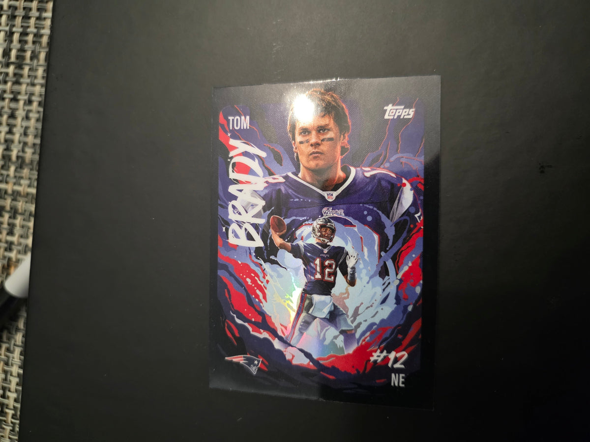 2025 Topps Chrome Football Tom Brady UV-6 Ultra Violet SSP CASE HIT π₯ RARE