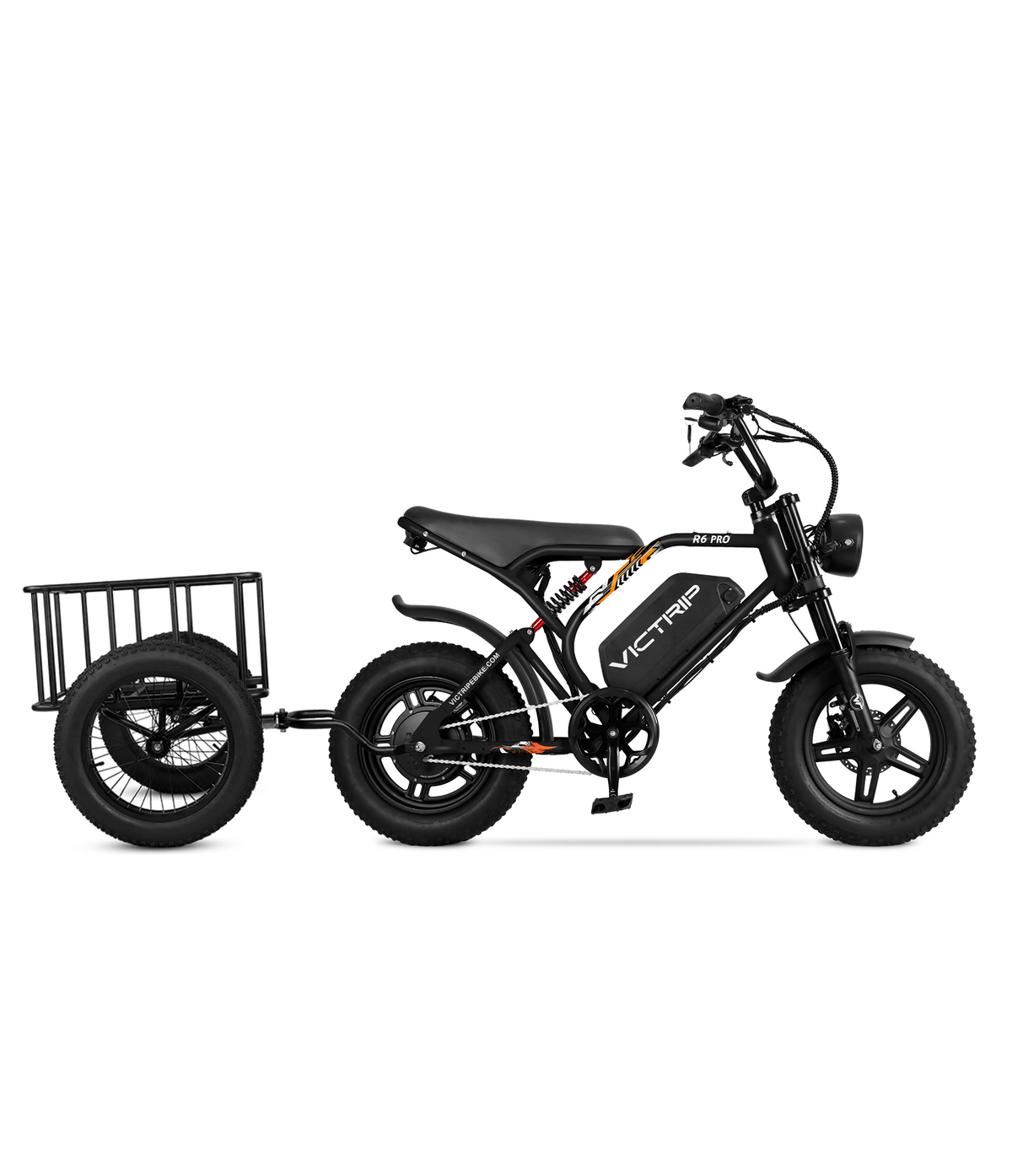 R6 Pro - 1500W Full Suspension Moped Style EBike