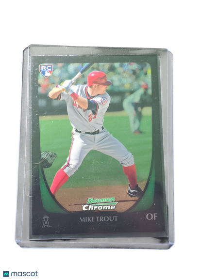2011 Topps Bowman Chrome Draft Mike Trout #101 RC