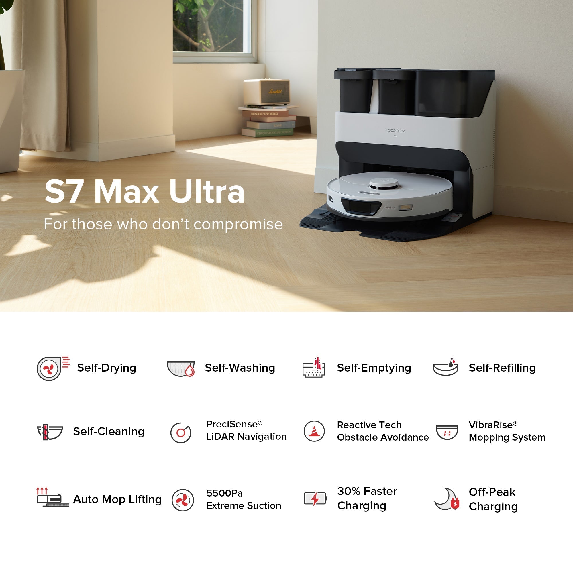 S7 Max Ultra Robot Vacuum with  Ultra