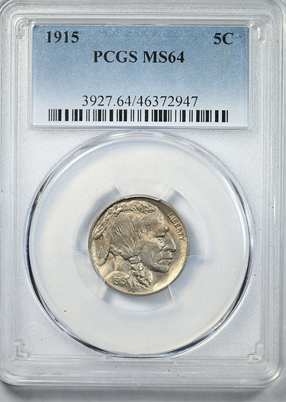 1915 Buffalo Nickel 5C PCGS MS64