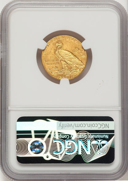 1910 $5 Indian Half Eagle NGC MS63