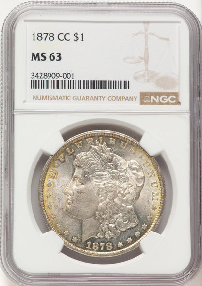 1878-CC Morgan Dollar NGC MS63