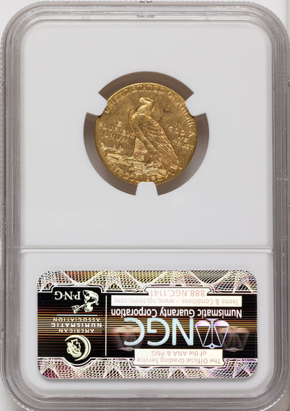 1908-D $5 Indian Half Eagle NGC MS63