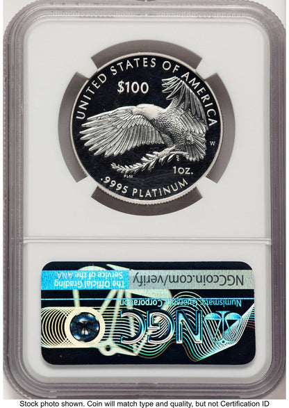 2021-W Proof Platinum Eagle 1 oz NGC PF70 Ed Moy