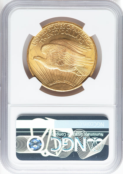 1924 $20 Saint Saint-Gaudens Double Eagle NGC MS66+