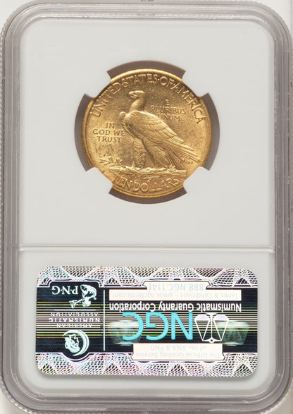 1908-S $10 Indian Eagle NGC AU53