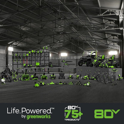 80V 21" Brushless 3-in-1 Push Lawn Mower: 4.0 Ah Battery and Charger, LM2138