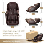 Massage chair Zero-Gravity Shiatsu Massage Chair With Heating (SL-Track) - Image 6