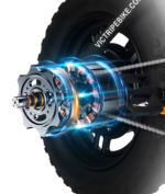 R6 Pro - 1500W Full Suspension Moped Style EBike - Image 10