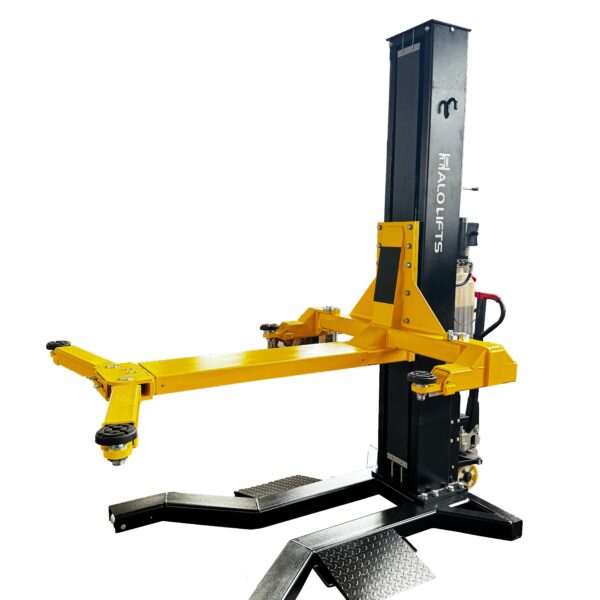 MOVEABLE SINGLE POST LIFT CAR LIFT 6,000 LB CAPACITY