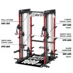 M1 PRO Multi-Functional Smith Machine with Cable Crossover System and Squat Rack for Home Gym - Image 5