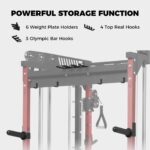 M1 PRO Multi-Functional Smith Machine with Cable Crossover System and Squat Rack for Home Gym - Image 3