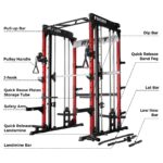 M1 PRO Multi-Functional Smith Machine with Cable Crossover System and Squat Rack for Home Gym - Image 6