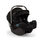 Caviar Nuna PIPA RX Infant Car Seat With RELX Base - Front Three-Quarter View | Bambi Baby
