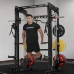 M1 PRO Multi-Functional Smith Machine with Cable Crossover System and Squat Rack for Home Gym - Image 12