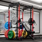 M1 PRO Multi-Functional Smith Machine with Cable Crossover System and Squat Rack for Home Gym - Image 16