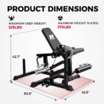 PLC01 Leg Extension Curl Machine - Image 2