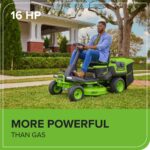 60V 30" CrossoverT Riding Lawn Tractor with (4) 8.0 Ah Batteries and 600-Watt Charger, CRT3062 - Image 6
