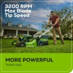 60V 21" Cordless Battery Self-Propelled Lawn Mower w/ Two (2) 4.0Ah Batteries & Dual Port Charger, LM2116S - Image 5