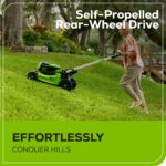 60V 21" Cordless Battery Self-Propelled Lawn Mower w/ Two (2) 4.0Ah Batteries & Dual Port Charger, LM2116S - Image 6