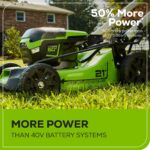 60V 21" Cordless Battery Self-Propelled Lawn Mower w/ Two (2) 4.0Ah Batteries & Dual Port Charger, LM2116S - Image 7