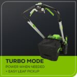 60V 25" Cordless Battery Dual Blade Self-Propelled Lawn Mower w/ Two (2) 4.0Ah Batteries & Dual-Port Charger, LM2516S - Image 9