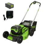 60V 21" Cordless Battery Push Lawn Mower w/ 5.0Ah Battery & Charger, LM2116 - Image 3