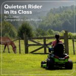 60V 42" Cordless Battery CrossoverT Riding Lawn Mower: (6) 8.0 Ah Batteries and (3) Dual-Port Turbo Chargers, CRT4261 - Image 12