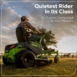 60V 42” Electric CrossoverZ Zero Turn Mower with (6) 8 Ah Batteries and (3) Dual Port Turbo Chargers, CRZ4261 - Image 12