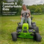 60V 42" Cordless Battery CrossoverT Riding Lawn Mower: (6) 8.0 Ah Batteries and (3) Dual-Port Turbo Chargers, CRT4261 - Image 13