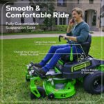 60V 42” Electric CrossoverZ Zero Turn Mower with (6) 8 Ah Batteries and (3) Dual Port Turbo Chargers, CRZ4261 - Image 13