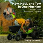 60V 42" Cordless Battery CrossoverT Riding Lawn Mower: (6) 8.0 Ah Batteries and (3) Dual-Port Turbo Chargers, CRT4261 - Image 17