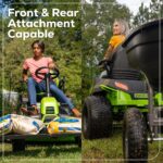 60V 42" Cordless Battery CrossoverT Riding Lawn Mower: (6) 8.0 Ah Batteries and (3) Dual-Port Turbo Chargers, CRT4261 - Image 19