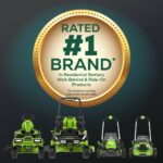 60V 30" CrossoverT Riding Lawn Tractor with (4) 8.0 Ah Batteries and 600-Watt Charger, CRT3062 - Image 15