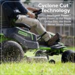 60V 42" Cordless Battery CrossoverT Riding Lawn Mower: (6) 8.0 Ah Batteries and (3) Dual-Port Turbo Chargers, CRT4261 - Image 5