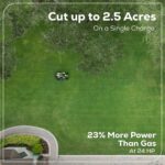 60V 42" Cordless Battery CrossoverT Riding Lawn Mower: (6) 8.0 Ah Batteries and (3) Dual-Port Turbo Chargers, CRT4261 - Image 7