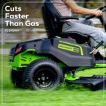 60V 42" Cordless Battery CrossoverT Riding Lawn Mower: (6) 8.0 Ah Batteries and (3) Dual-Port Turbo Chargers, CRT4261 - Image 8