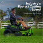 60V 42” Electric CrossoverZ Zero Turn Mower with (6) 8 Ah Batteries and (3) Dual Port Turbo Chargers, CRZ4261 - Image 8