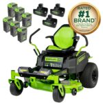 60V 42” Electric CrossoverZ Zero Turn Mower with (6) 8 Ah Batteries and (3) Dual Port Turbo Chargers, CRZ4261 - Image 21