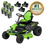 60V 42" Cordless Battery CrossoverT Riding Lawn Mower: (6) 8.0 Ah Batteries and (3) Dual-Port Turbo Chargers, CRT4261 - Image 22