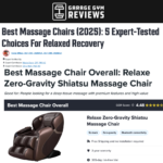 Massage chair Zero-Gravity Shiatsu Massage Chair With Heating (SL-Track) - Image 20
